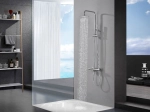 Colonne de douche thermostatique avec douche de tête et douchette à main. Colonne réglable, mitigeur thermostatique pour un contrôle précis de la température, et d’un flexible robuste - GARANTIE 5 ANS - LIVRAISON OFFERTE en 5 à 6 Jours